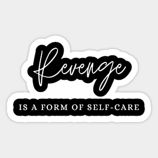 Self-Care Humor | Creative Typography Sticker